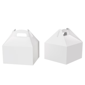 box z uchwytem - biały